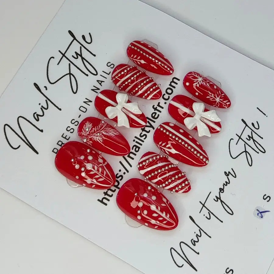 Press-on nails Isla - Faux ongles faits main par Nail'Style