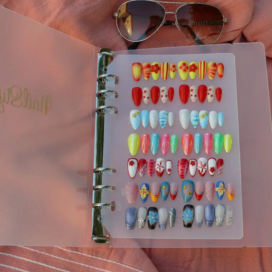 Organisateur de press on nails, pour ranger vos faux ongles en tout tranquillité
