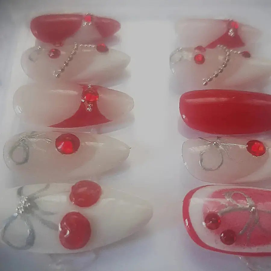 Vue détaillée insta love cerises et rouge intense